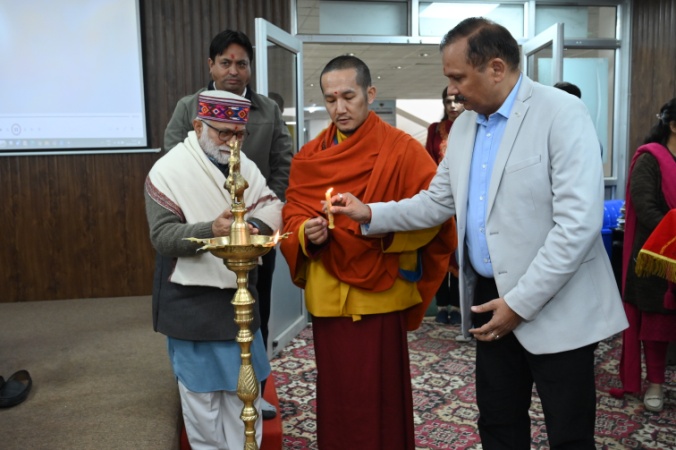 Workshop on “Spirituality and Education” organized in Central University of Jammu.