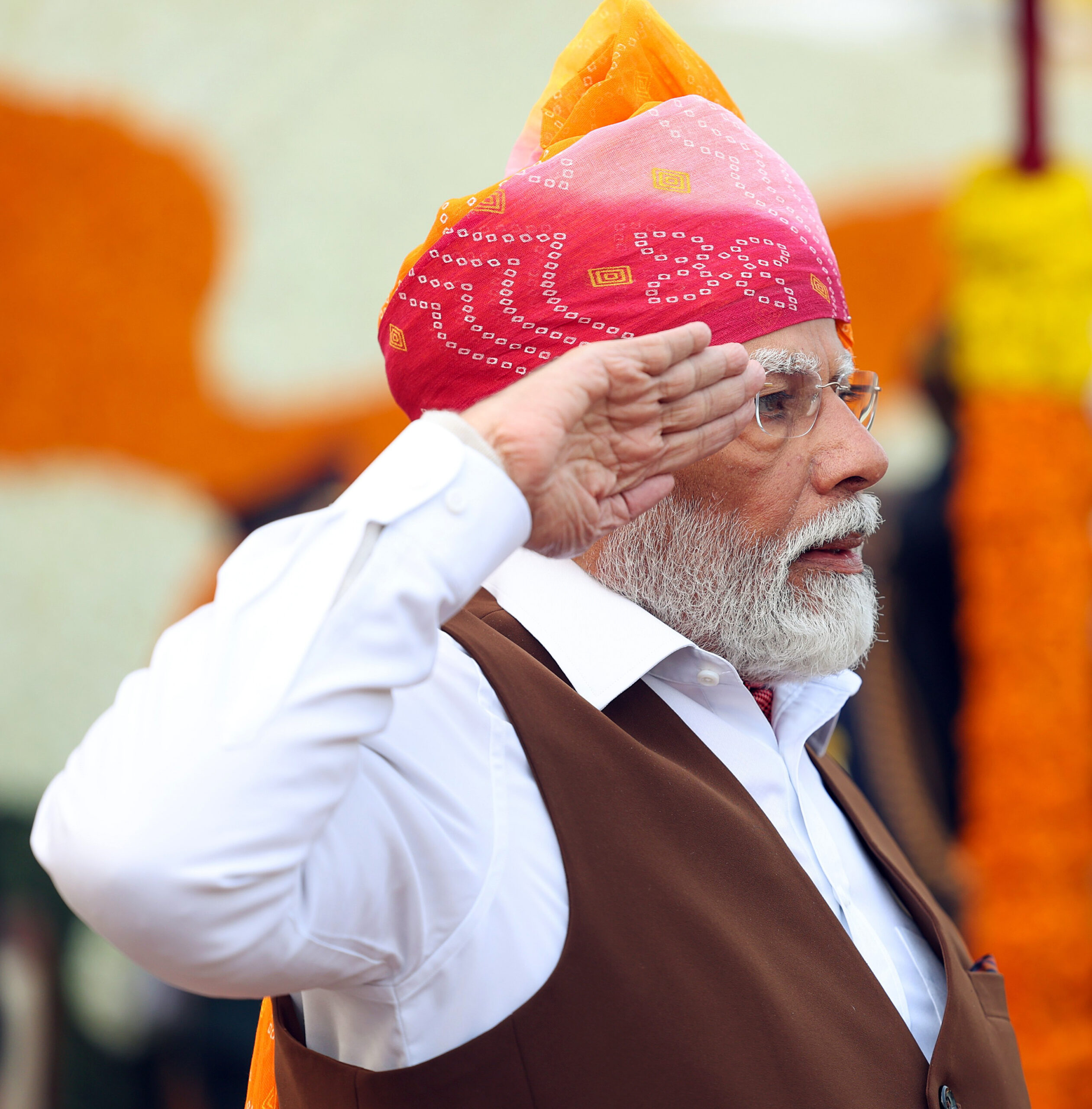 PM Modi walks down Kartavya Path after 75th Republic Day parade concludes