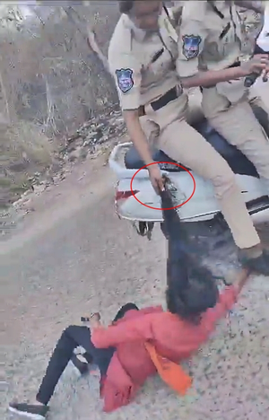 NHRC notice to T’gana over woman cop dragging girl student by hair