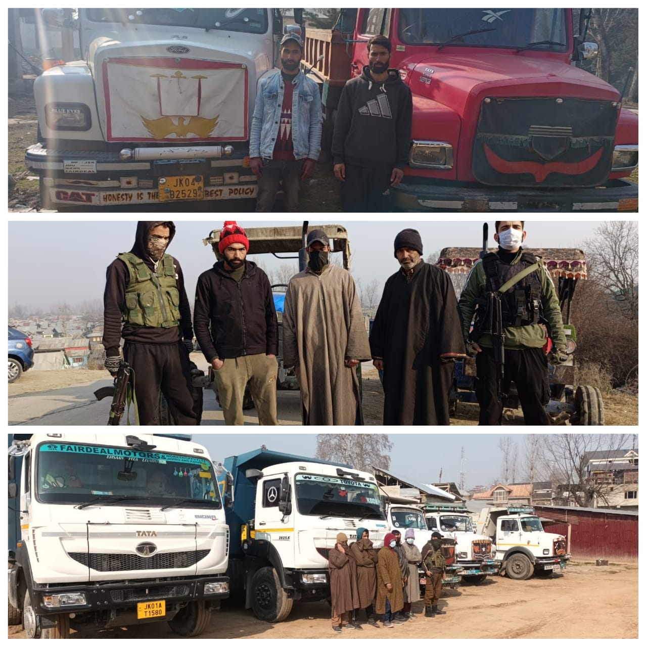 Illegal Mining: Police arrests 10 persons seizes as many vehicles in Kulgam & Baramulla