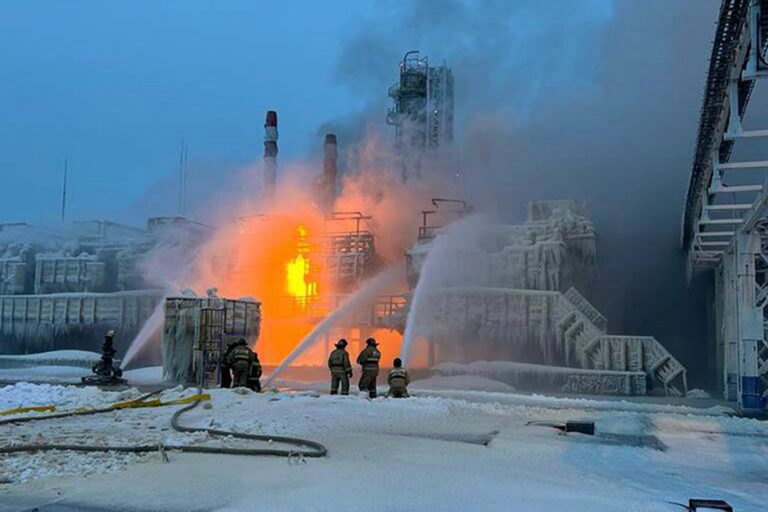 Fire breaks out at Russia's Novatek gas terminal