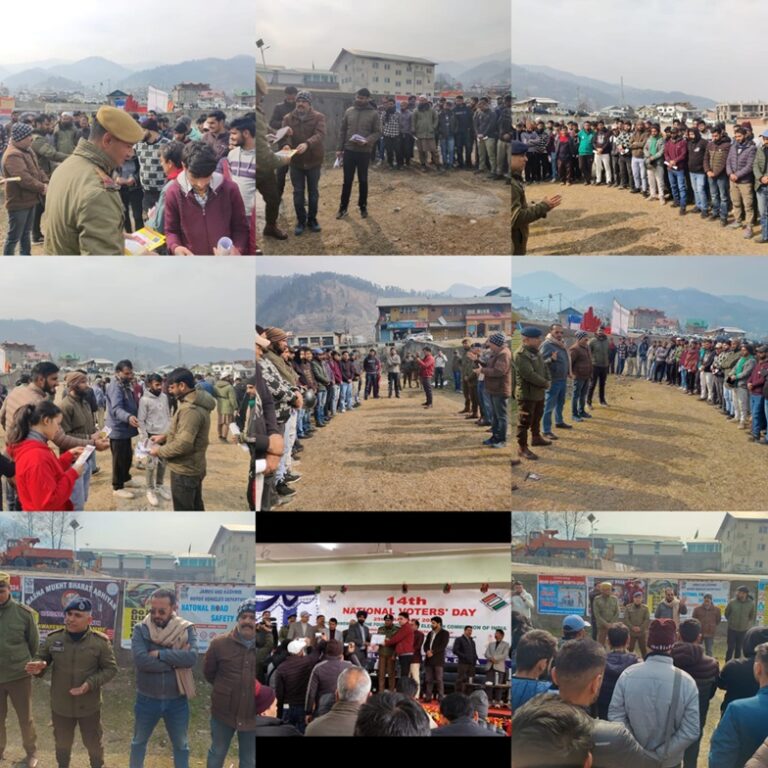 Promoting Road Safety: ARTO Leads Awareness Campaign in Bhaderwah