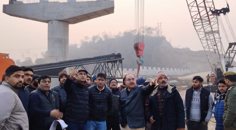 Bhupinder Kumar conducts tour of Delhi-Amritsar-Katra Expressway, Semi Ring road projects Takes onspot assessment of ongoing works