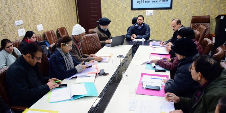 DC Jammu calls for promotion of Jan Aushadhi Kendras on mission mode