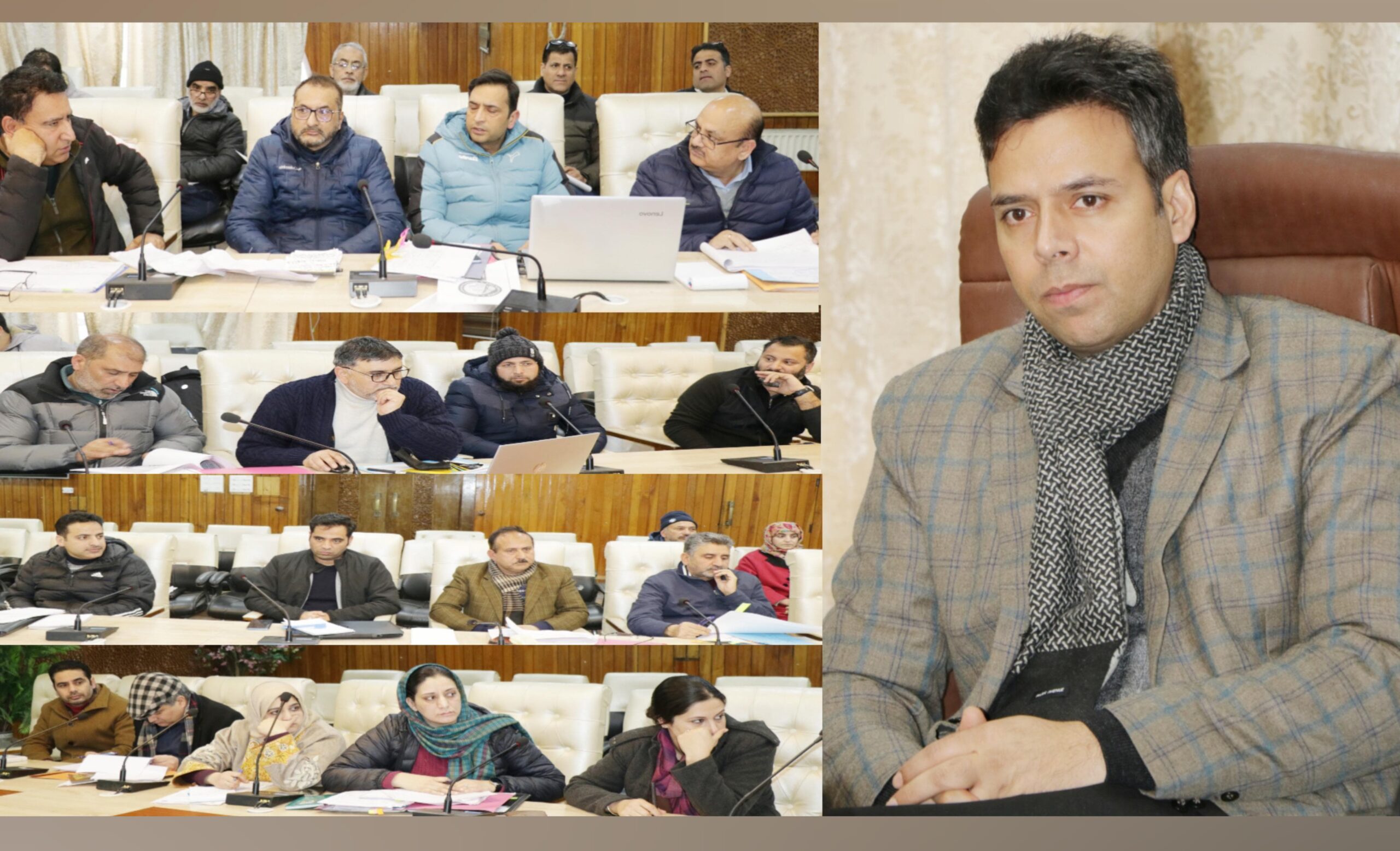 DC Srinagar reviews physical/financial progress under R&B and allied sectors Asks Officers to work with a vision of development, ensure timely completion of all projects with strict adherence to quality standards