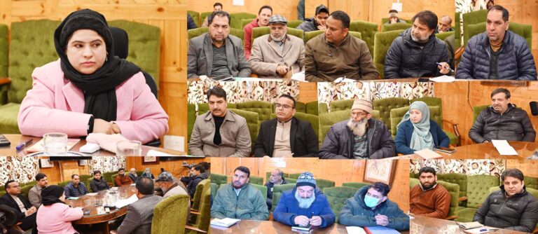 DDC Chairperson, Shopian holds council meeting  Reviews developmental issues, implementation status of works