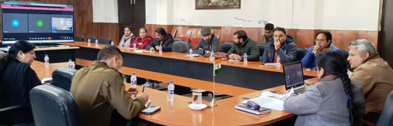 DDC Reasi chairs District Level Aadhar Monitoring Committee meet  Asks to organise tehsil level camps for 100 % saturation