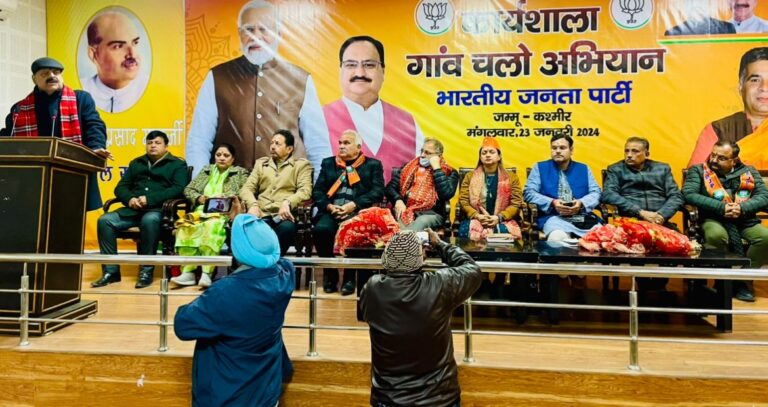 BJP District Jammu South holds  Shakti Vandan workshop to reach out to Women’s self-help groups and NGOs 