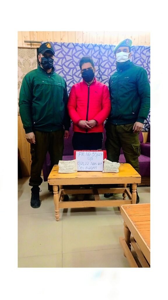 Budgam Police arrested 02 drug peddlers; Contraband/Psychotropic Substance recovere