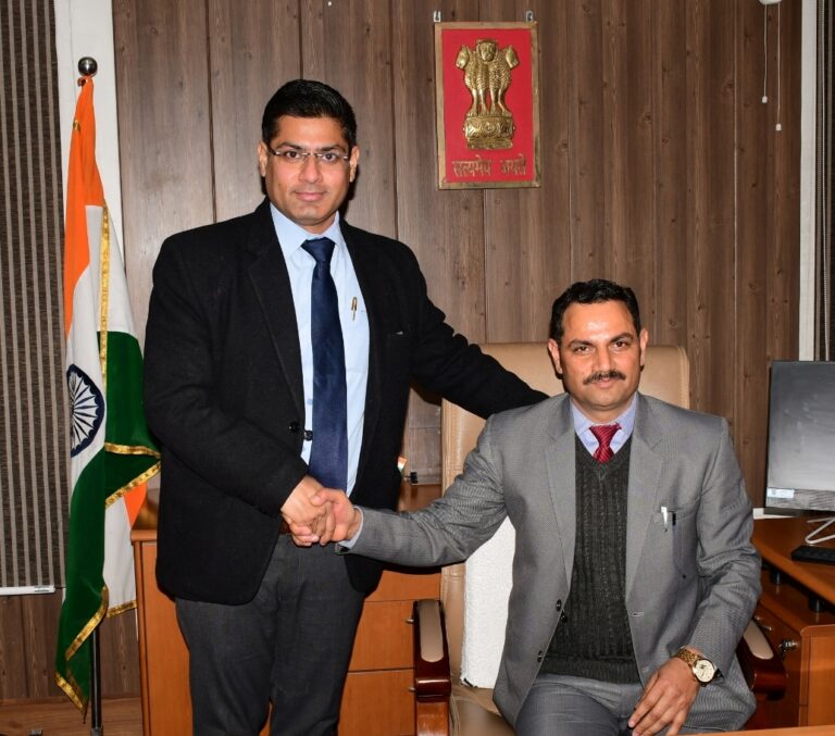 Om Prakash Bhagat takes over as Deputy Commissioner Rajouri