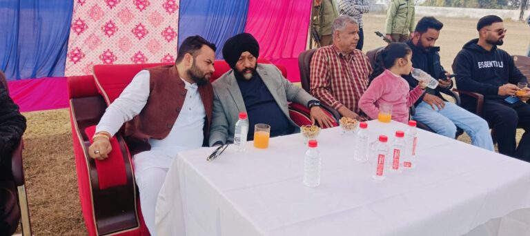 Manjit Singh demands revival of traditional sports in J&K   Inaugurates Kabaddi tournament at Smailpur