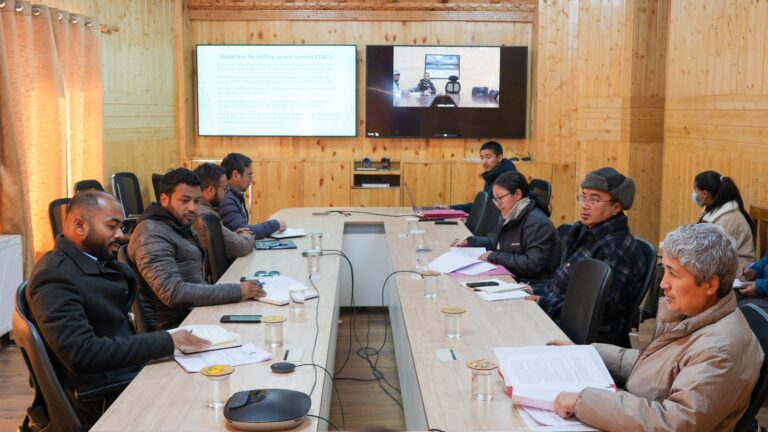 Advisor to the Hon’ble Lieutenant Governor Chairs Meeting on Operationalization of District Deaddiction Centres in Ladakh