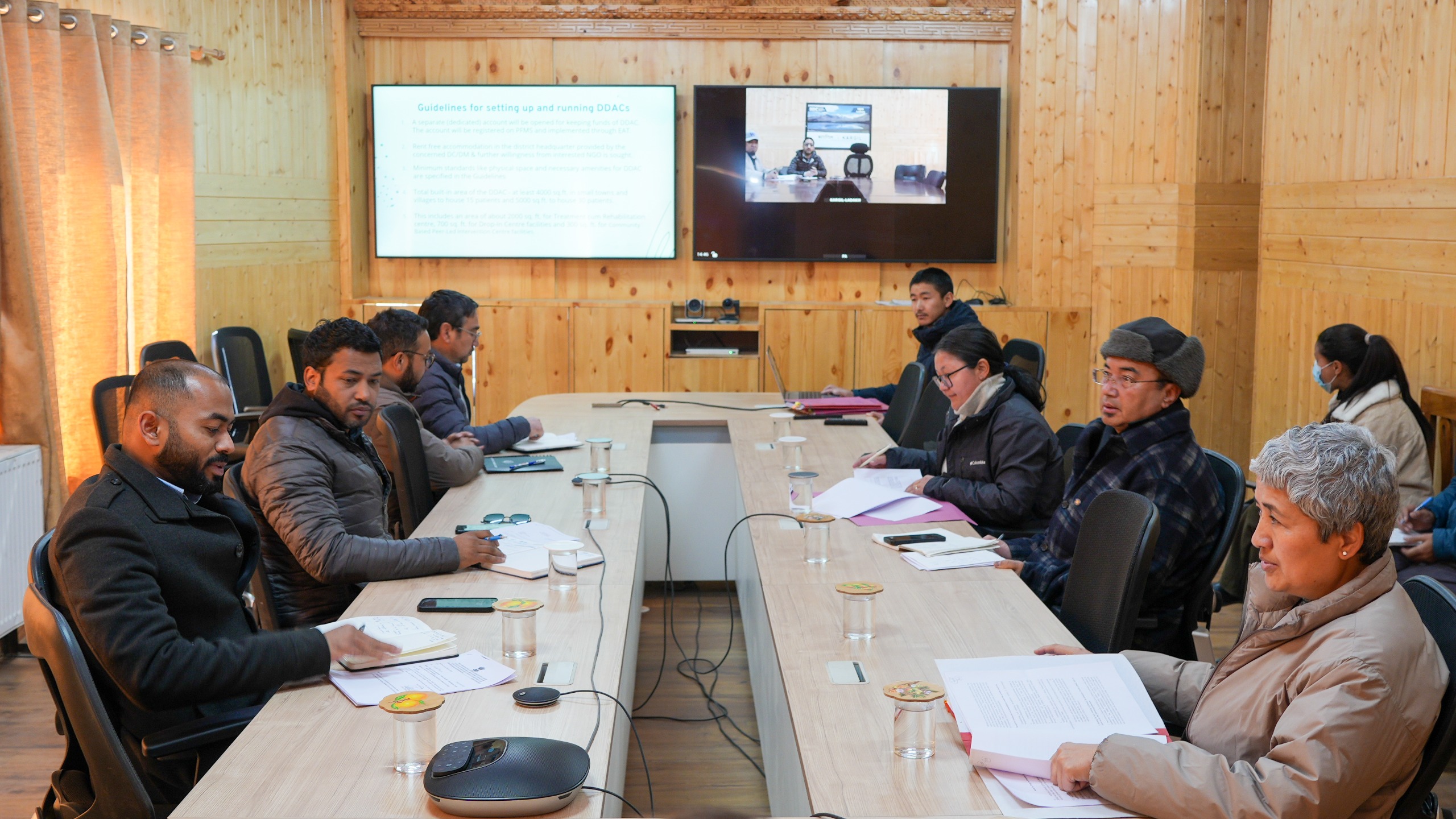 Advisor to the Hon'ble Lieutenant Governor Chairs Meeting on Operationalization of District Deaddiction Centres in Ladakh