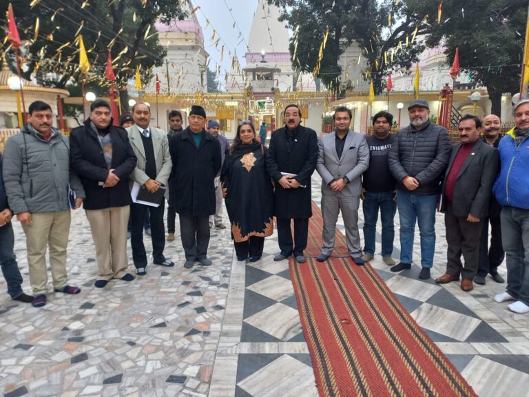 Pran Pratishta Ceremony of Shree Ram Lalla Mandir, Ayodhya  J&K Dharmarth Trust to organize four-day grand celebration at Shree Raghunathji Temple in Jammu  M.K Ajatshatru reviews arrangements