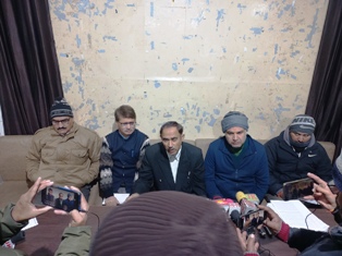 Jagti tenement Committee/Soan Kashmir Front JK under the Presidentship of  Sh. Shadi Lal Pandita on 15-01-2024 (Monday) at Press Club of Jammu