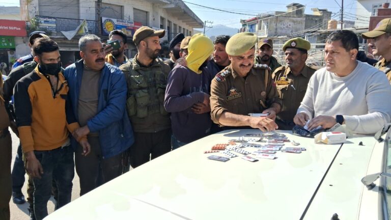 600 banned drugs tablets recovered in Rajouri, peddlers arrested