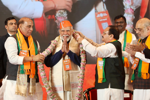 BJP national convention passes political resolution, hails PM Modi for Ram Mandir consecration, women’s reservation